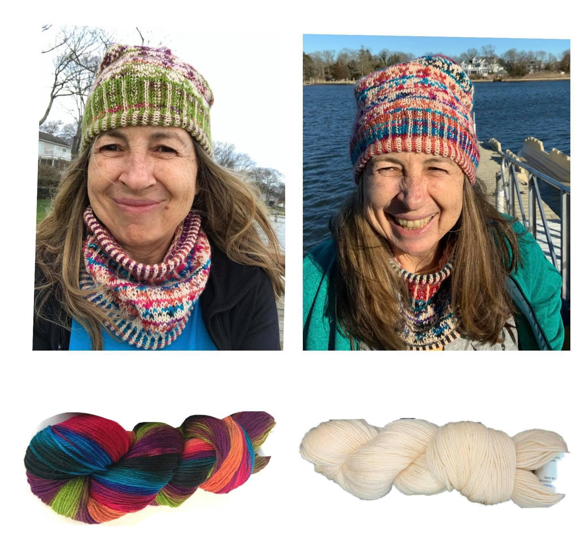 Leisurely Slip Stitch Hat and Cowl Kit Artyarns