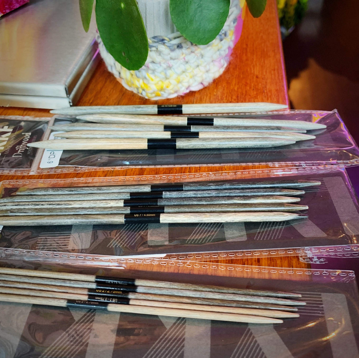 LYKKE 6" Double Pointed Needles - Driftwood LYKKE