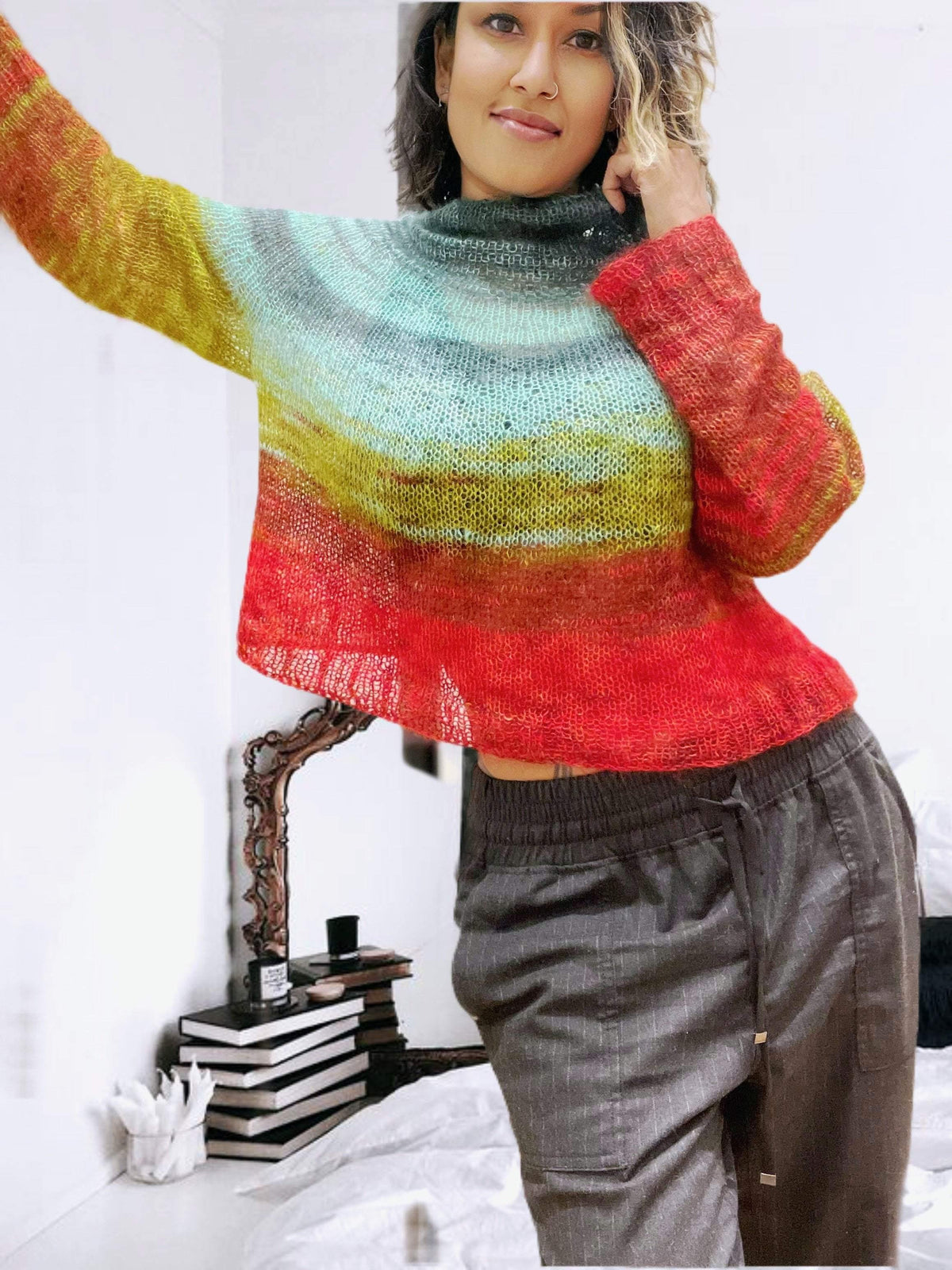 Make Mine a Double Sweater Kit Artyarns