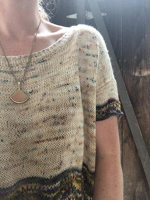 Marettimo Sweater Pattern by Caitlin Hunter tribeyarns