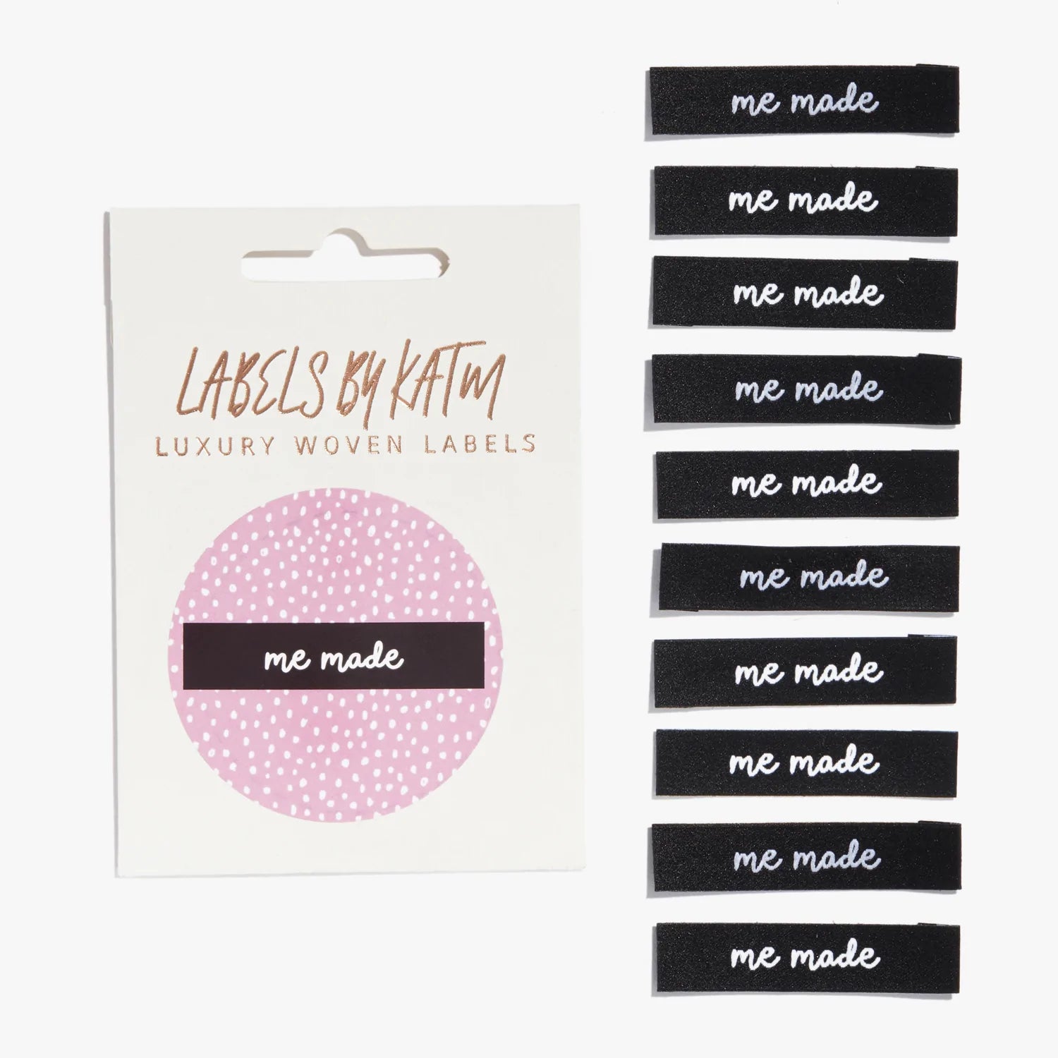 "Me Made" Woven Labels 10 Pack Kylie and the Machine