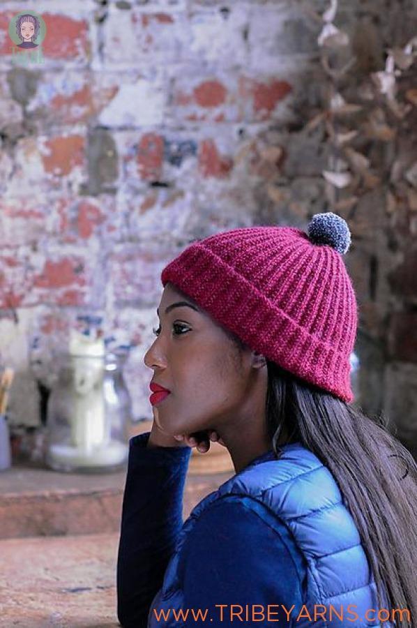 Mistake Stitch Rib Hat Pattern by The Fibre Co Tribe Yarns