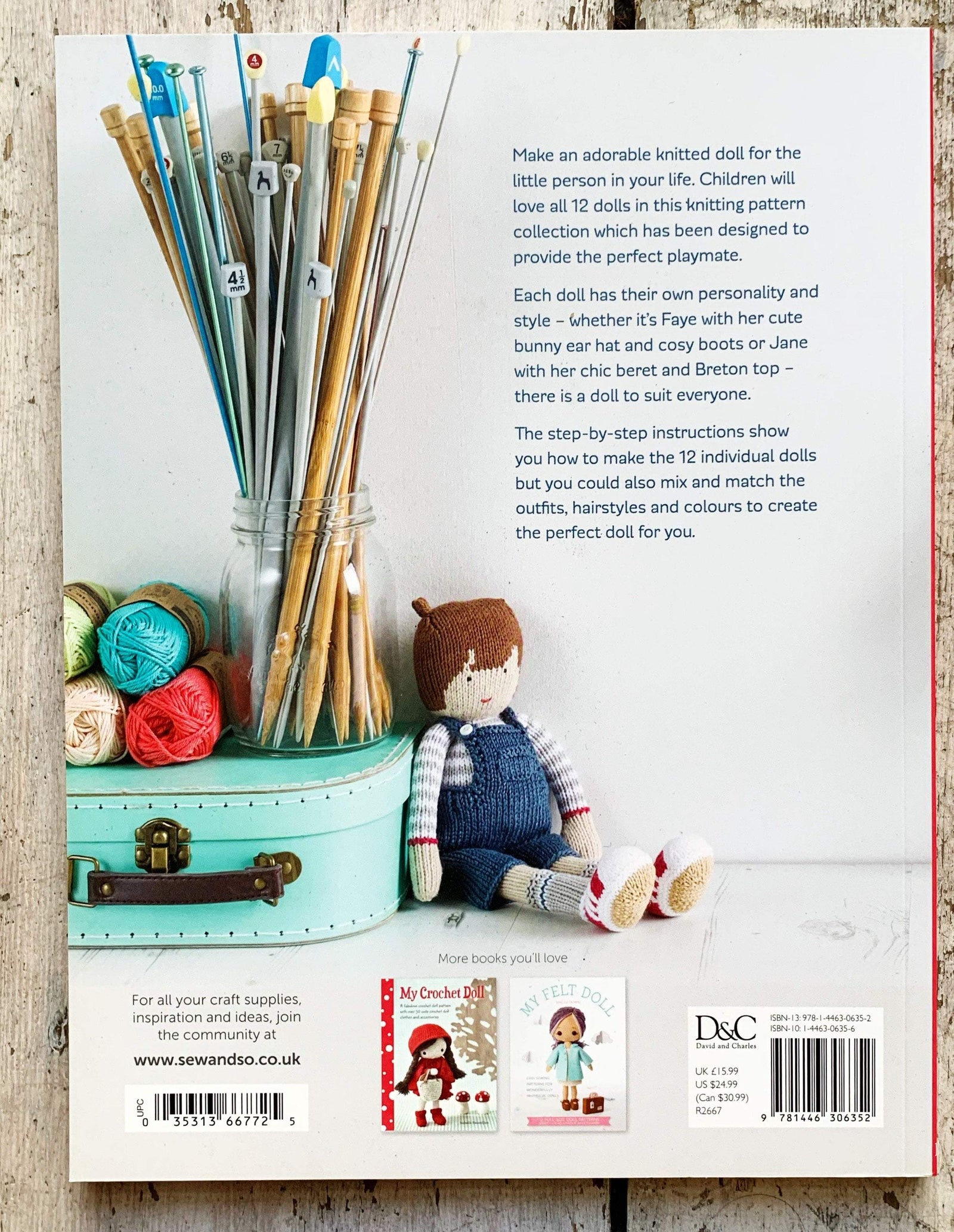 My Knitted Doll by Louise Crowther tribeyarns