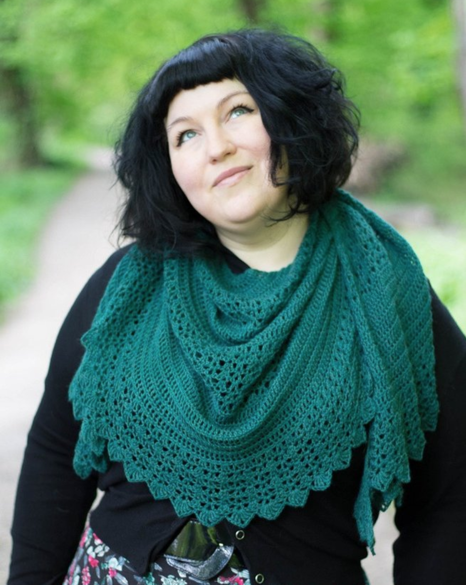 Nerida Shawl CROCHET Pattern Anna Nikipirowicz