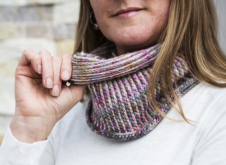 Ninety Degrees Crochet Cowl Pattern tribeyarns