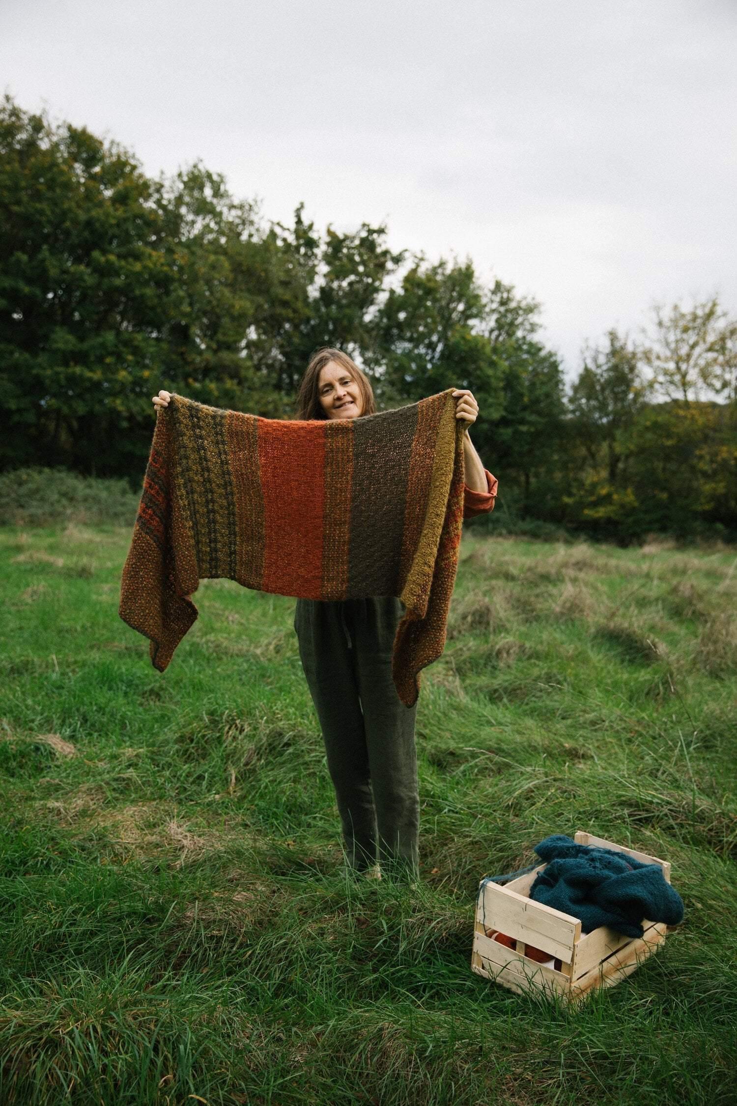 No.59 Shawl Kit with Le Gros Silk & Mohair Biches & Bûches