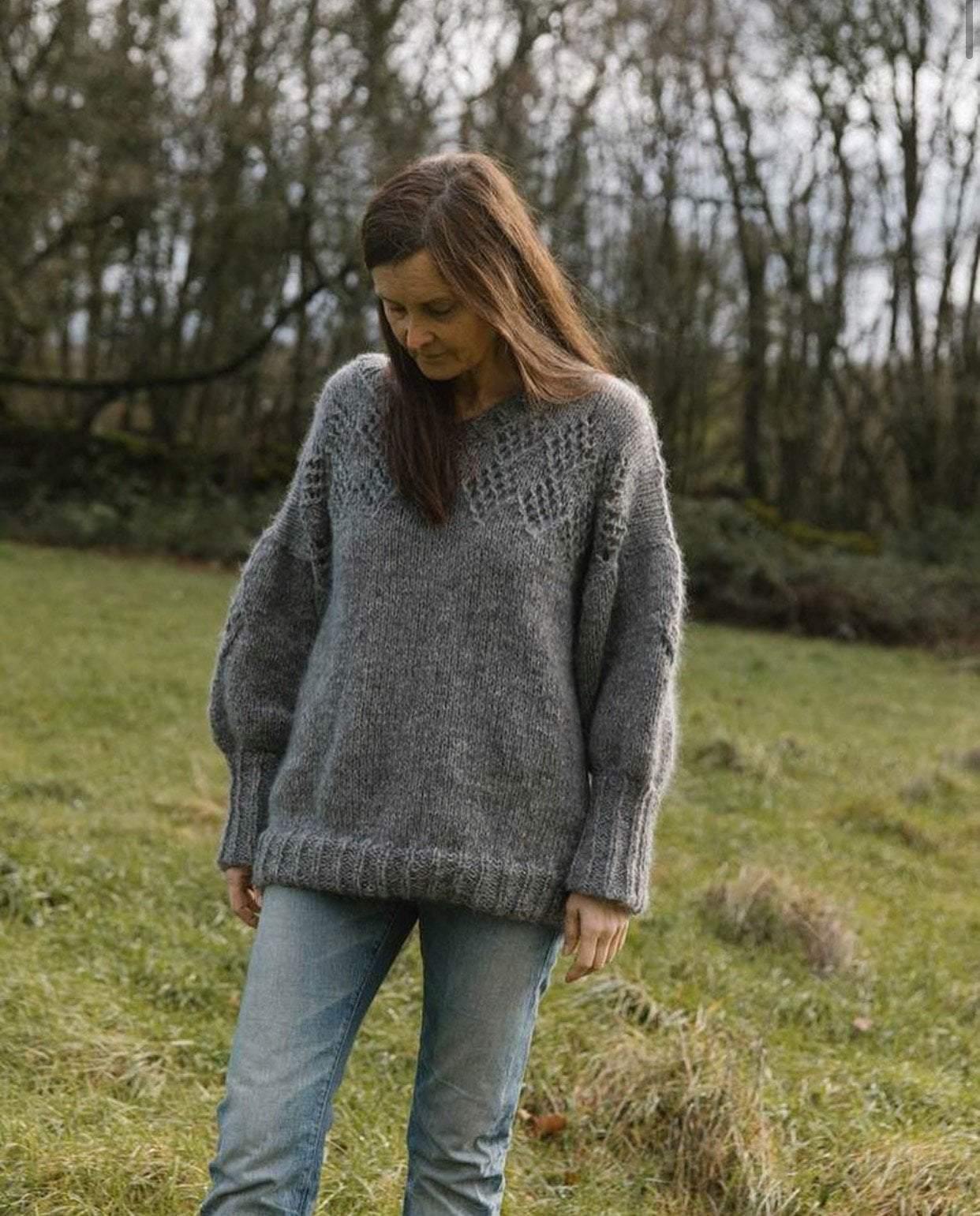 No.6 Amanda's Sweater Pattern Biches & Bûches