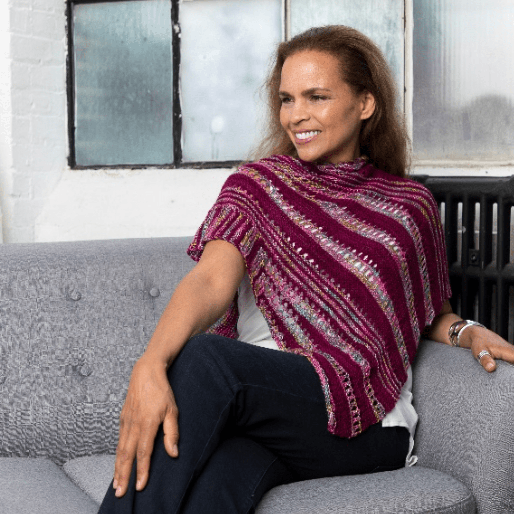 Optical Triangle Shawl Pattern Artyarns