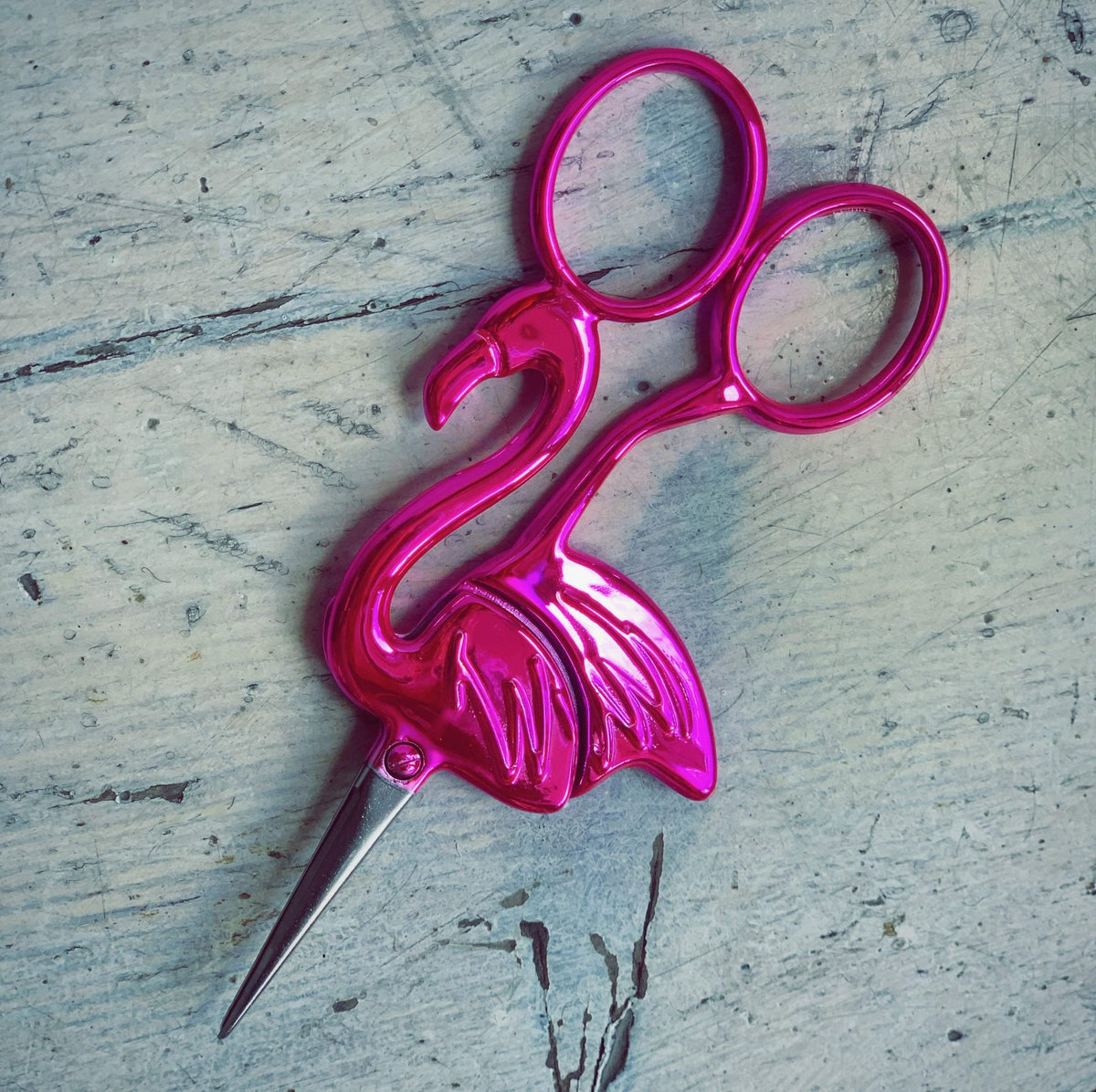 Pink Flamingo Scissors tribeyarns