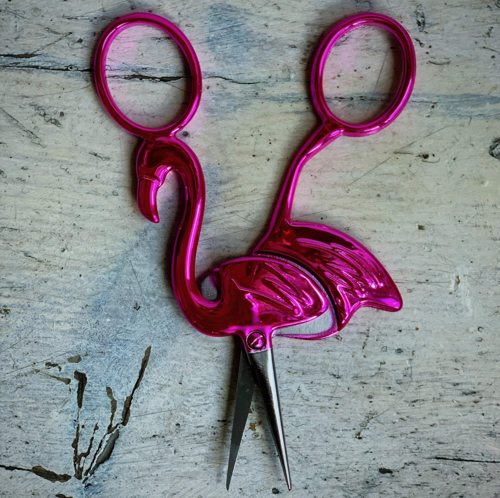 Pink Flamingo Scissors tribeyarns