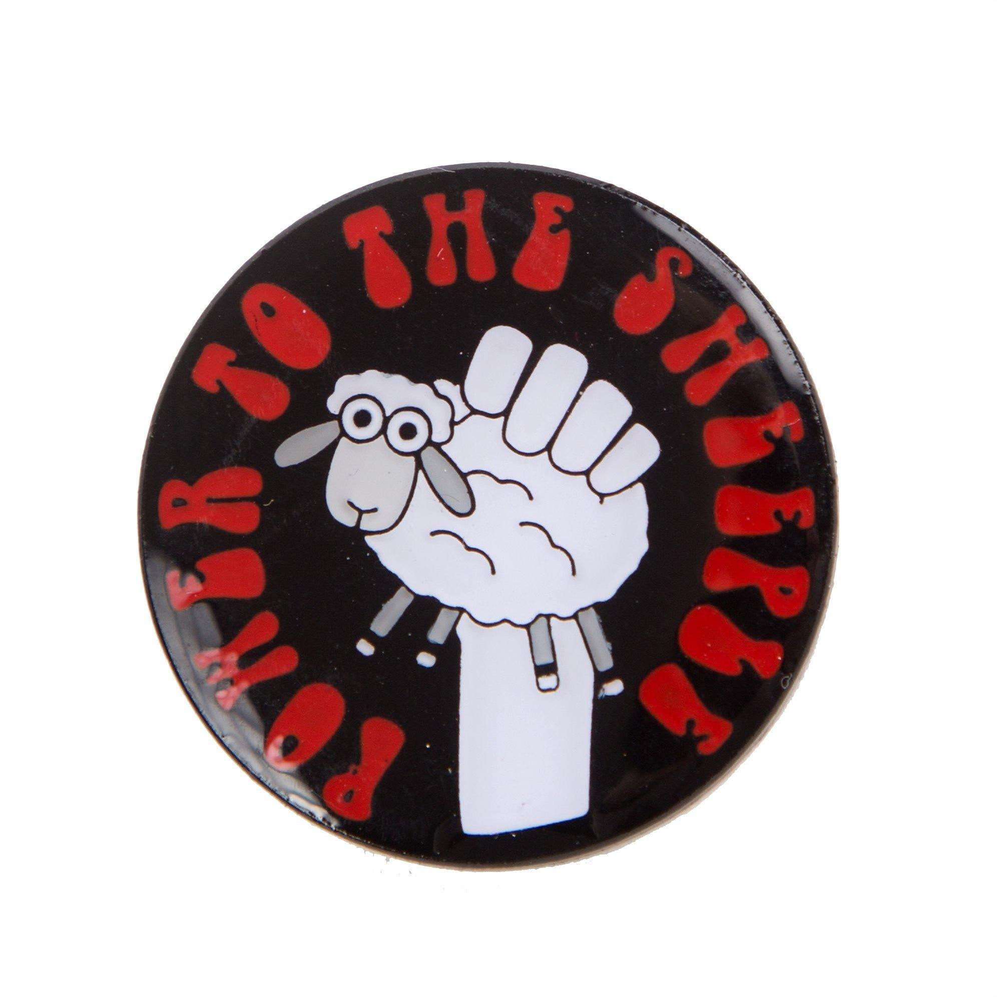 Power to the Sheeple Pin Badge