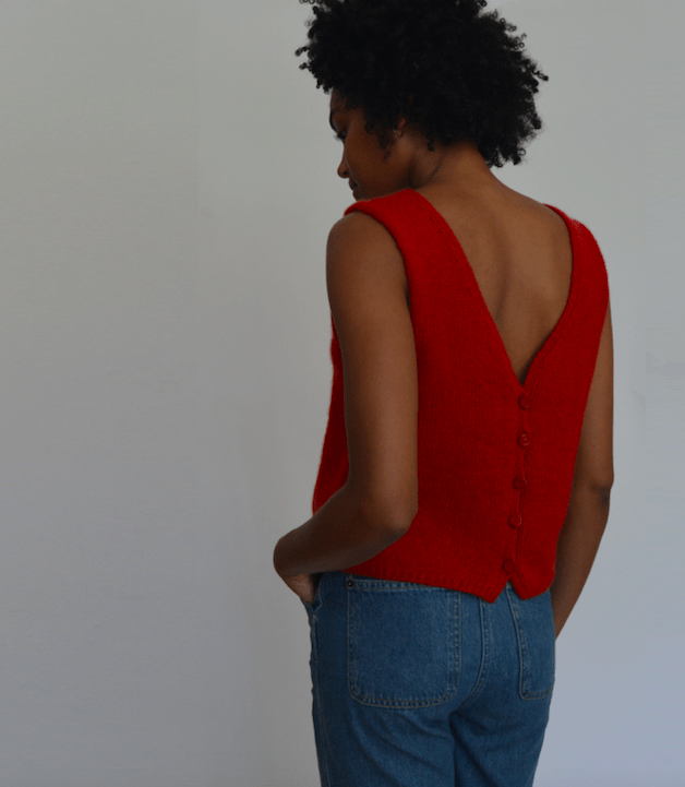 Prospect Park Tank Pattern by Clinton Hill Cashmere Clinton Hill Cashmere