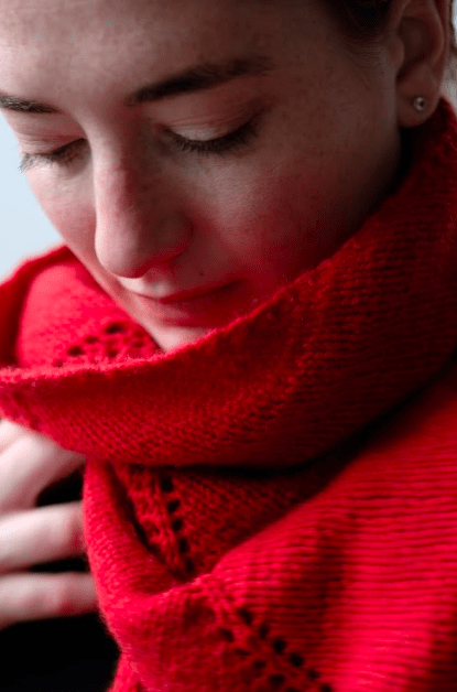 Putnam Triangle Shawl Pattern by Clinton Hill Cashmere Tribe