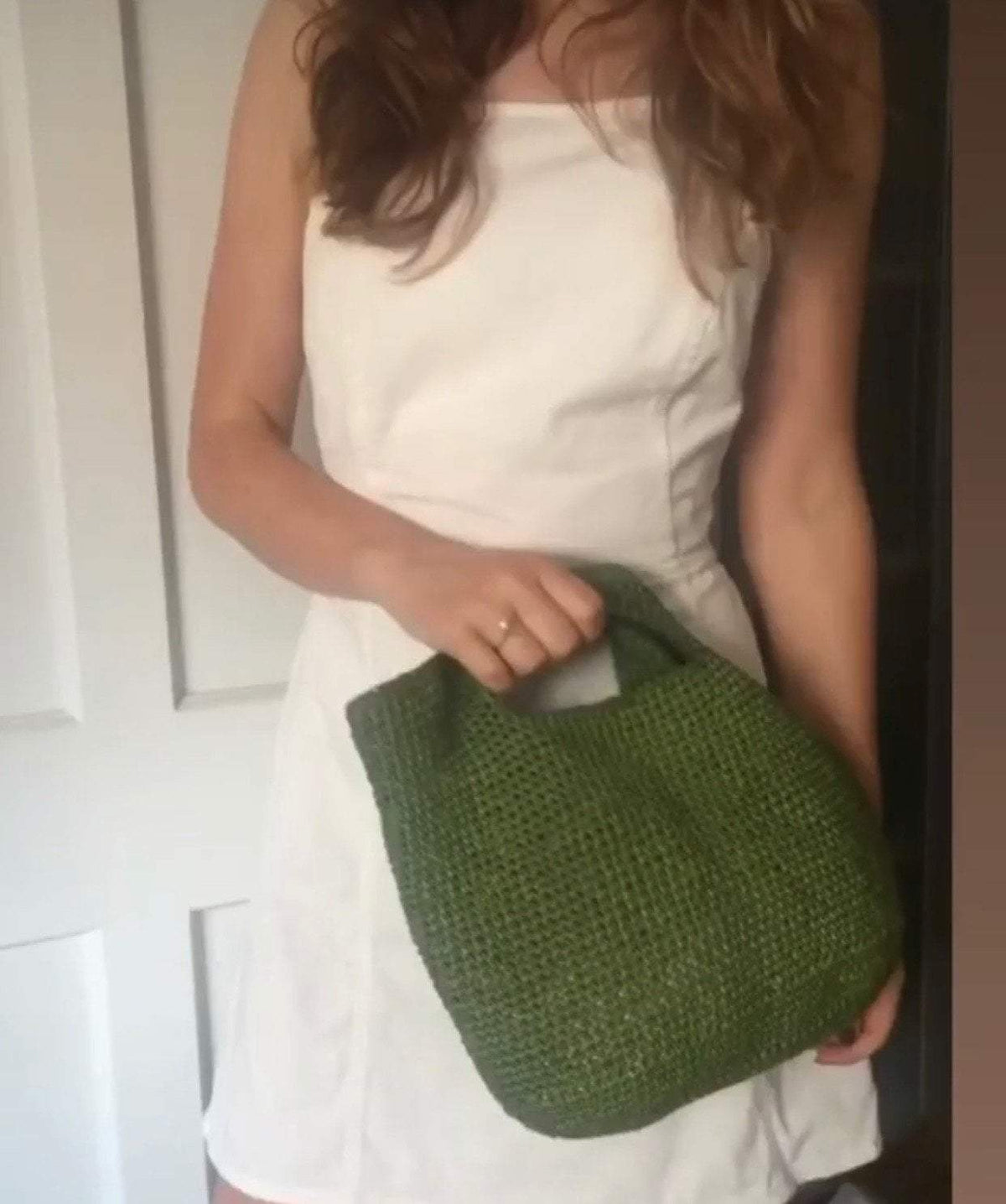 Raffia Shopper Bag Crochet Pattern tribeyarns