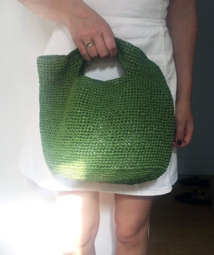 Raffia Shopper Bag Crochet Pattern | Tribe Yarns, London - tribeyarns
