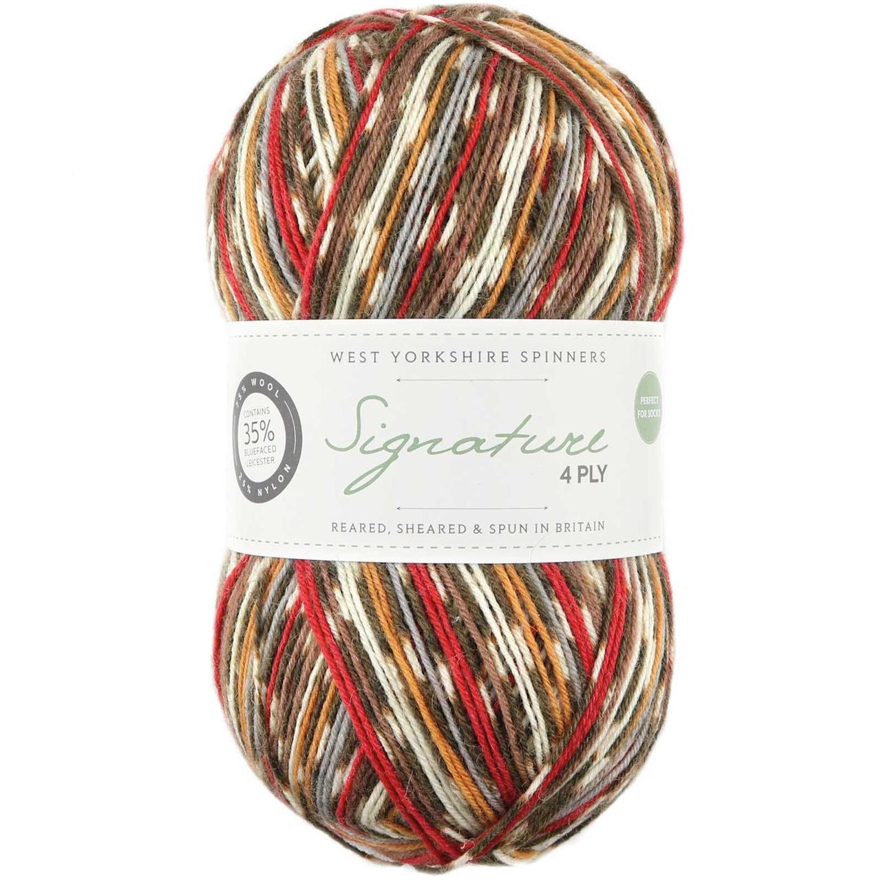 Robin 4Ply Christmas Sock Yarn West Yorkshire Spinners