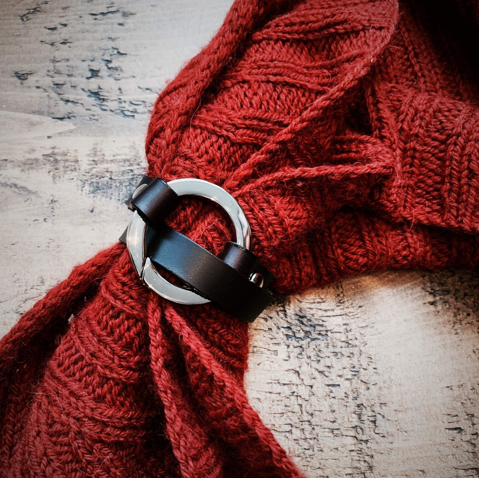 Round Ring Shawl Cuff JUL Designs