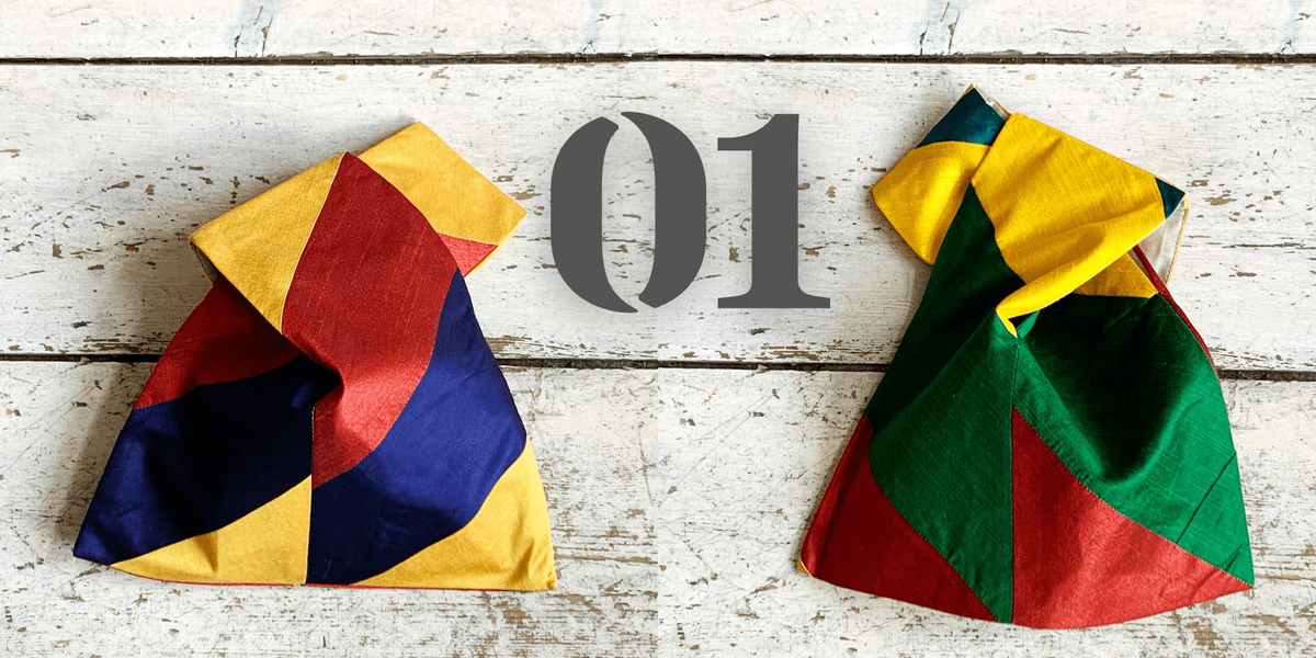 Sari Silk Project Wristlet tribeyarns