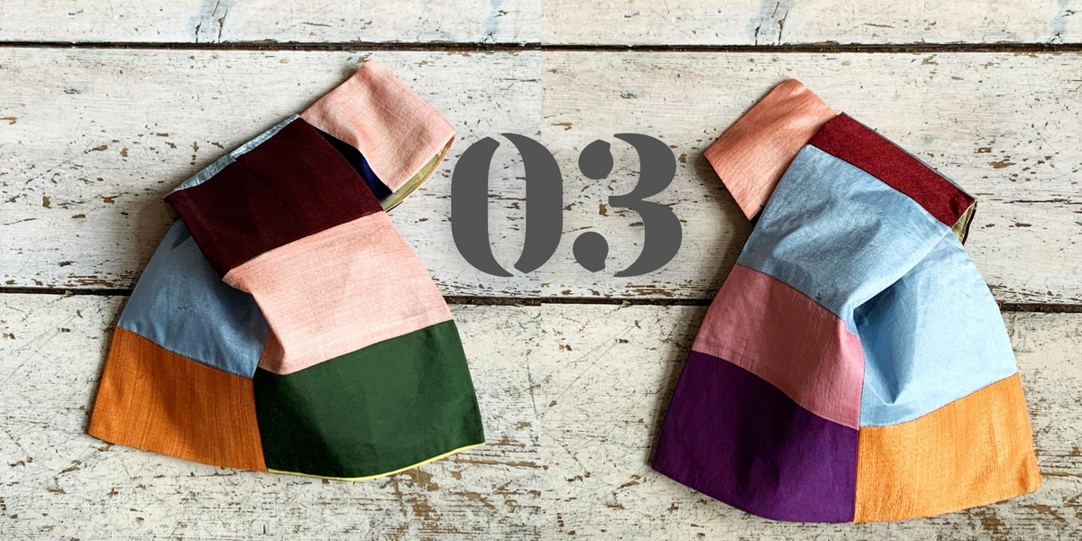 Sari Silk Project Wristlet tribeyarns