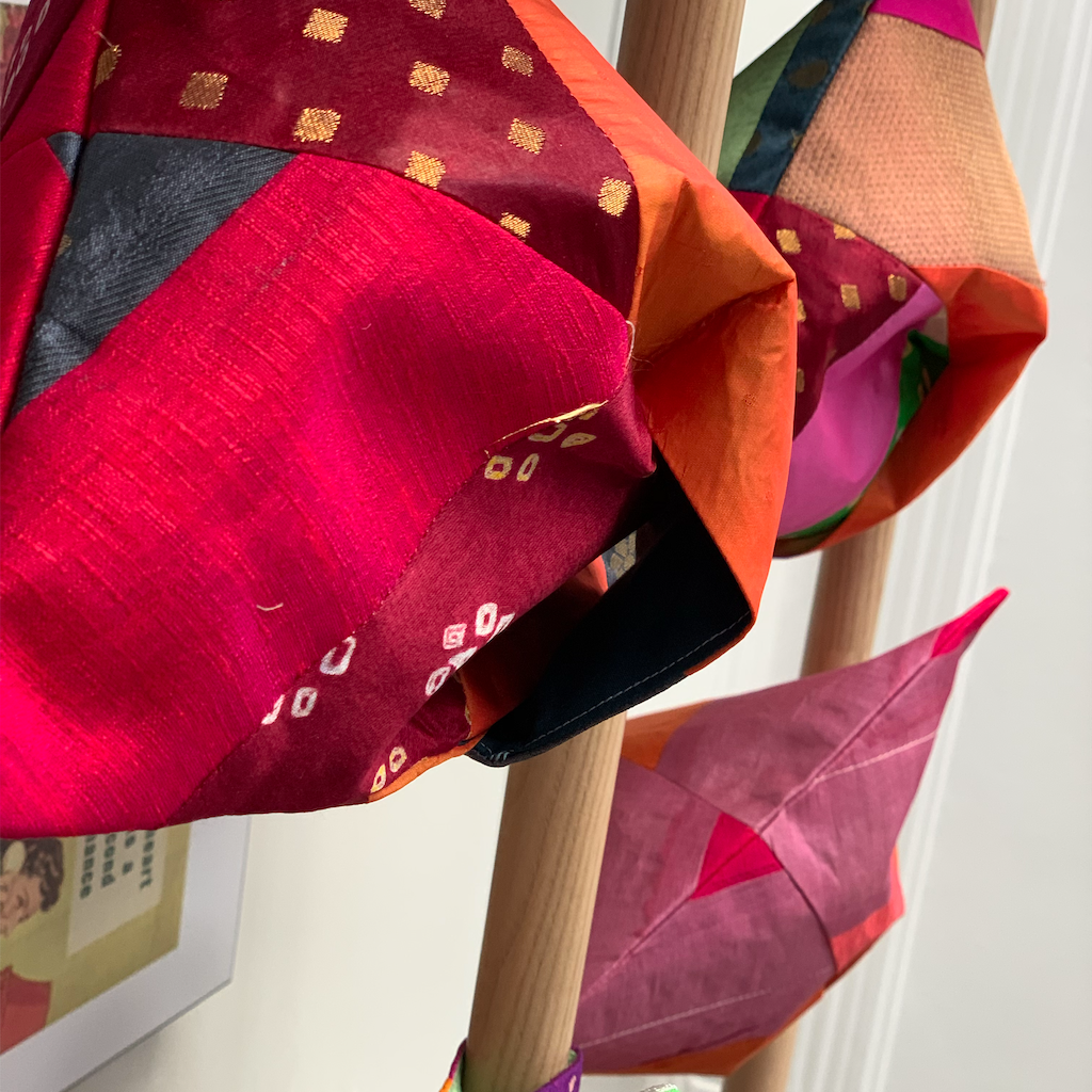 Sari Silk Project Wristlet tribeyarns