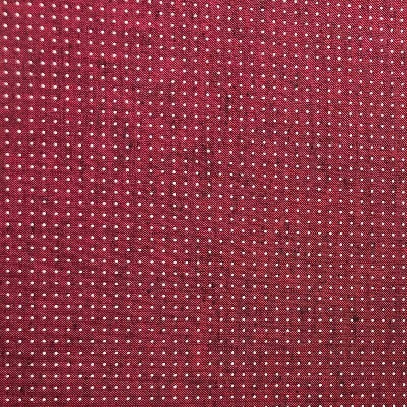 Sashiko Dot Grid Stencil Fabric Panel (Hitomezashi) Olympus