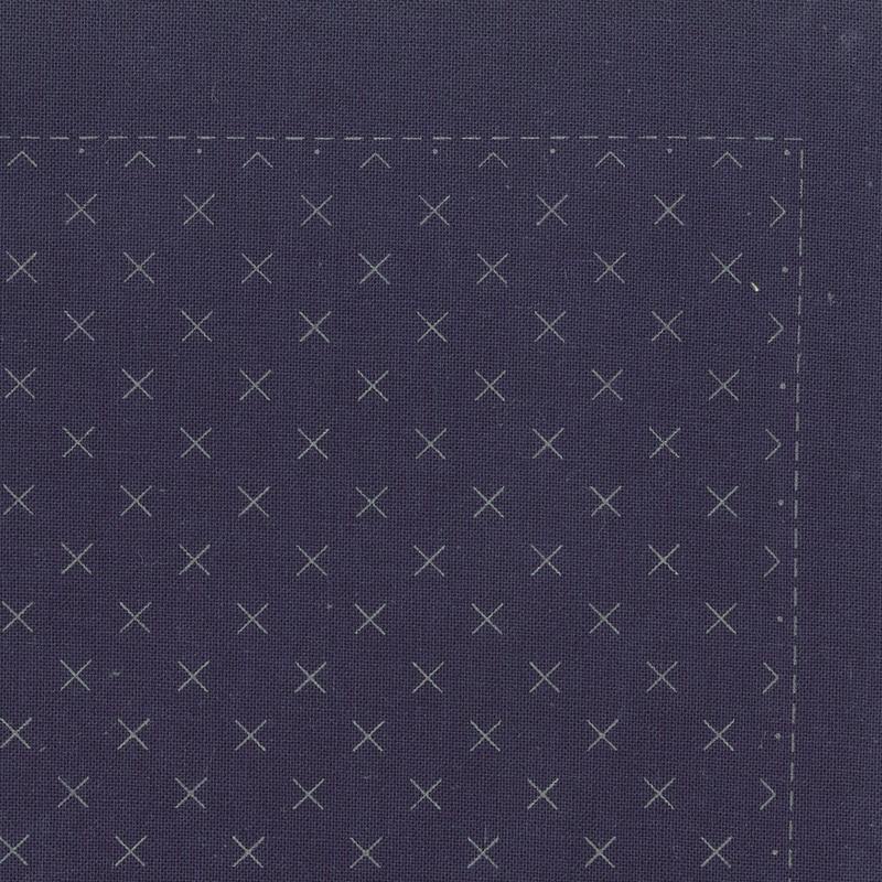 Sashiko Sampler - Hitomezashi Morning Glory White Olympus