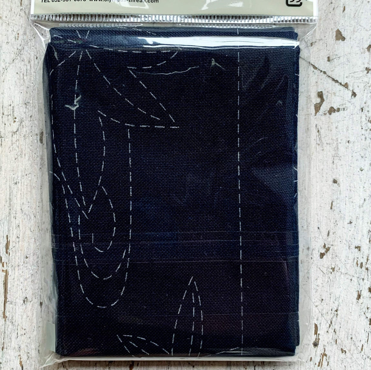 Sashiko Sampler - Japanese Maple Navy Olympus