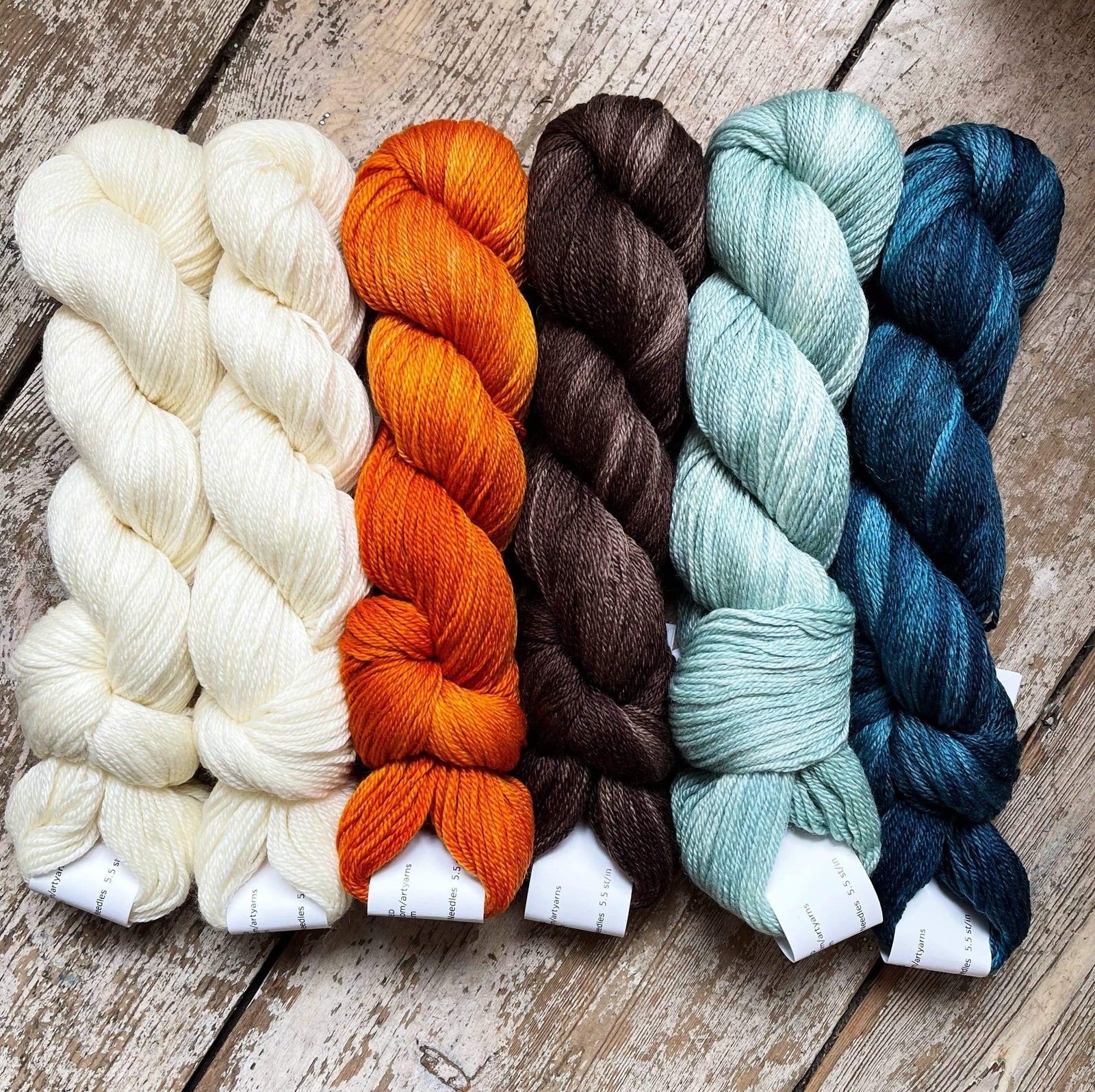 Scout Shawl Kit by Florence Spurling in Merino Cloud Artyarns