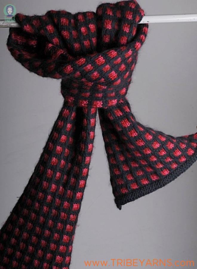 Shadowbox Scarf Pattern Mrs Moon