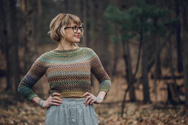 Shifty Sweater Pattern by Andrea Mowry tribeyarns