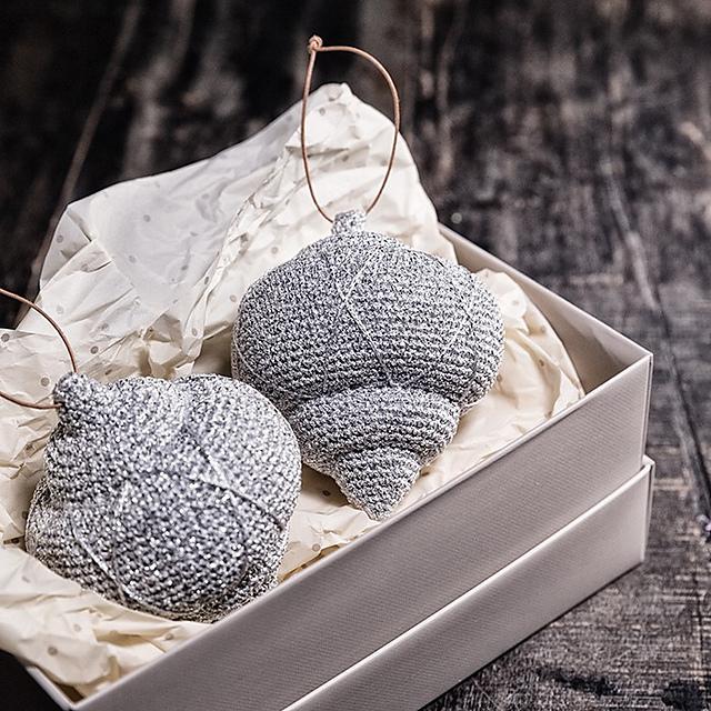 Shiny Crochet Christmas Ornaments Kit Krea Deluxe