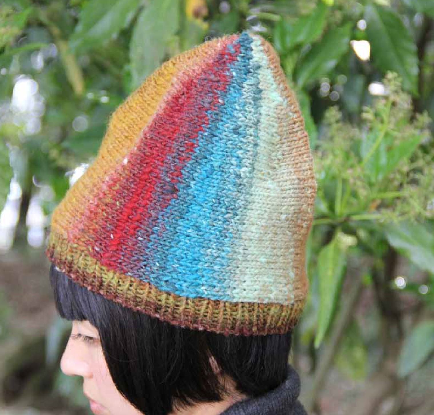 Sideways Hat Pattern by Noro Noro