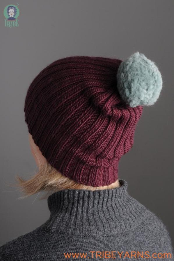 Single Rib Hat Pattern Simple Rib Hat Pattern by Mrs Moon | Tribe Yarns, London - tribeyarns