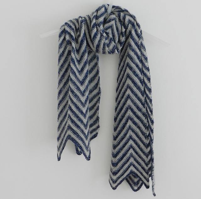 Sky Tree Scarf Pattern Isager