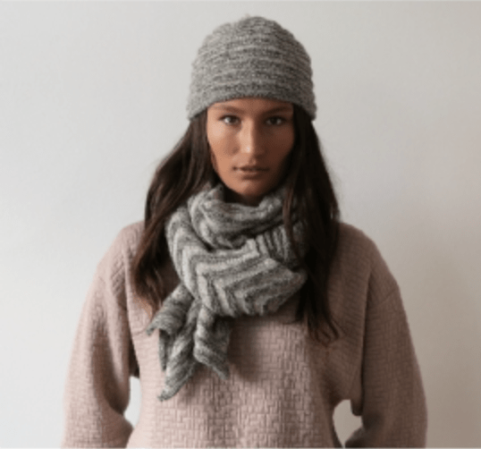 Sky Tree Scarf Pattern Isager