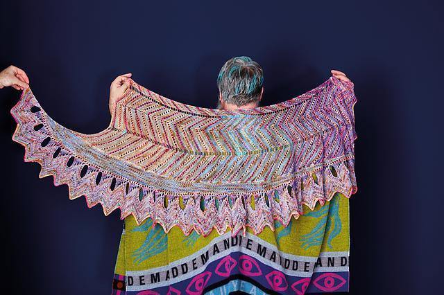 Speckle & Pop Shawl Pattern Westknits