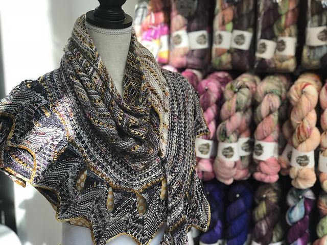 Speckle & Pop Shawl Pattern Westknits