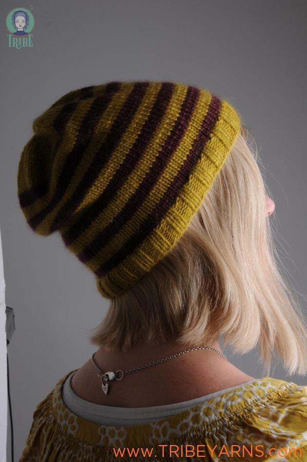 Stripey Beanie Pattern Mrs Moon
