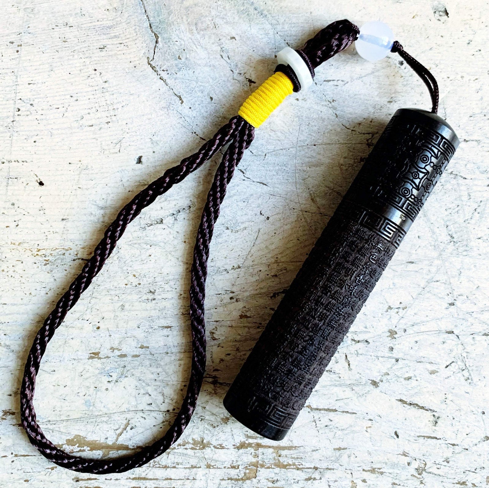 Wooden Tapestry Needle Holder tribeyarns