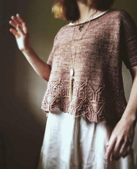 Tegna Sweater Pattern by Caitlin Hunter tribeyarns