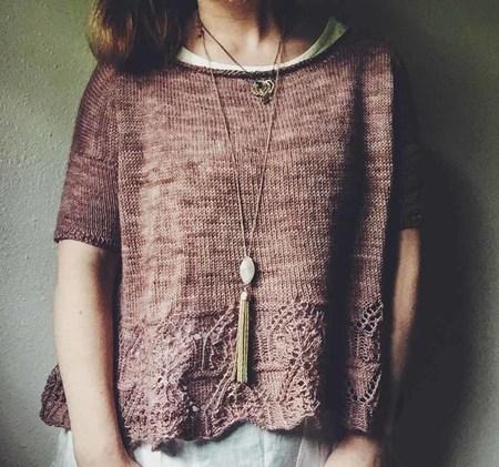 Tegna Sweater Pattern by Caitlin Hunter tribeyarns