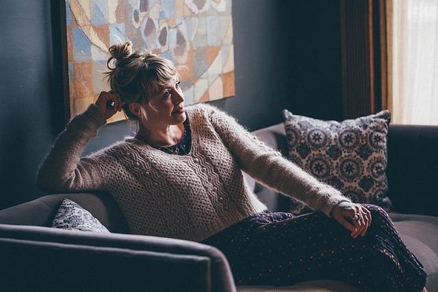 The Daydreamer Sweater Pattern by Andrea Mowry tribeyarns