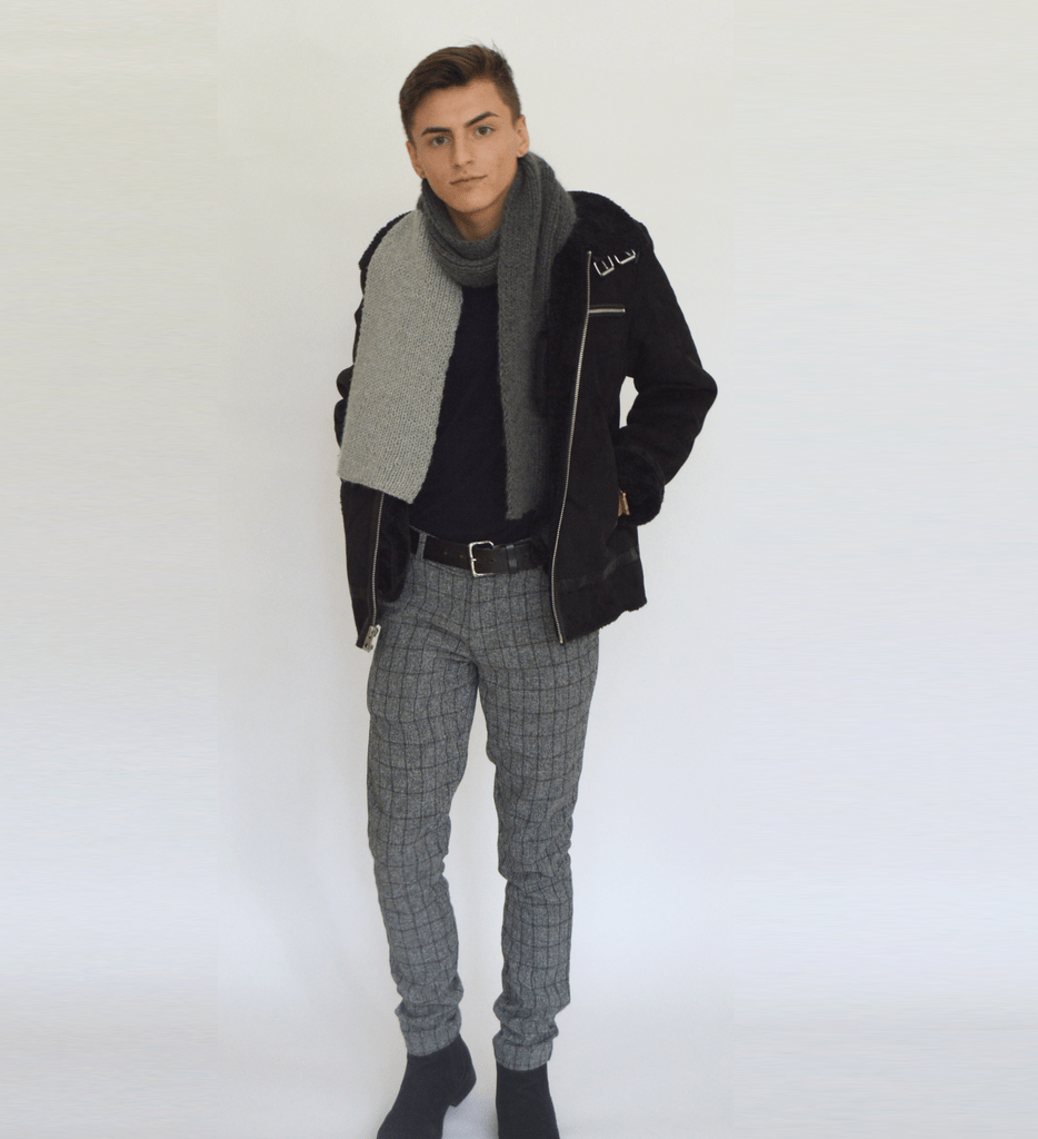 Touch of Grey Scarf Pattern by Clinton Hill Cashmere Clinton Hill Cashmere