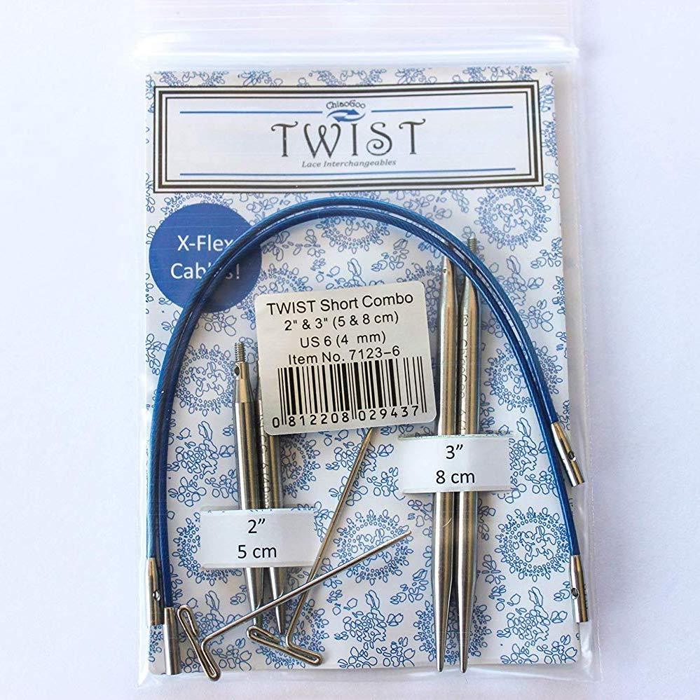 chiaogoo twist blue x-flex cords – Needles & Wool