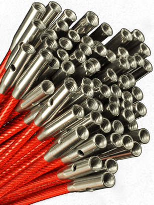 Chiaogoo Metal Twist Red Lace Interchangeable Knitting Needle 4-inch Tip Chiaogoo Twist SHORTIES 2\" \u0026 3\" Red Lace Interchangeable Complete