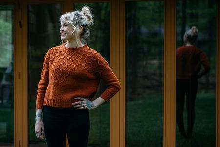 Wool & Honey Sweater Pattern by Andrea Mowry tribeyarns