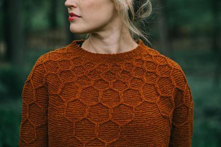 Wool & Honey Sweater Pattern by Andrea Mowry tribeyarns